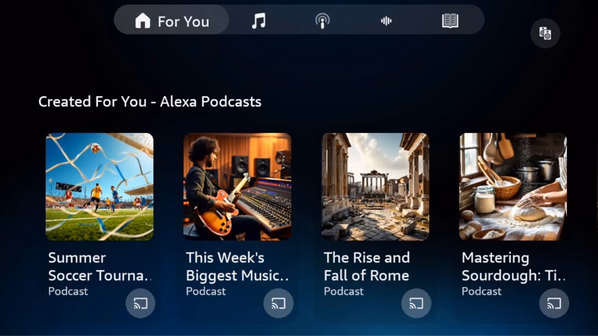 Amazon’s new Alexa feature generates entire podcast episodes using AI and licensed journalism from 200+ newsrooms
